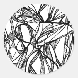 Kleur uw eigen ronde Stickers #2 kleuractiviteit