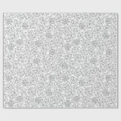 Kleur uw eigen Rozen Cadeaupapier (Vlak)