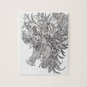 Kleur uw eigen traangonkanaal legpuzzel (Verticaal)