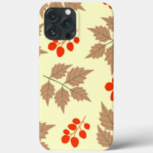 Kleur val bladeren patroon iPhone 13 pro max hoesje