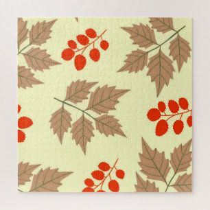 Kleur val bladeren patroon legpuzzel