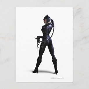 Kleur van Catwoman Briefkaart