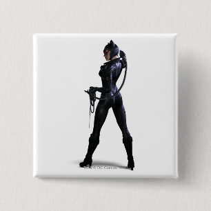 Kleur van Catwoman Vierkante Button 5,1 Cm