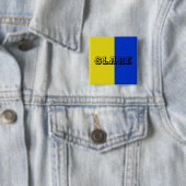 Kleur van Claire Badge pin Vierkante Button 5,1 Cm (In situ)