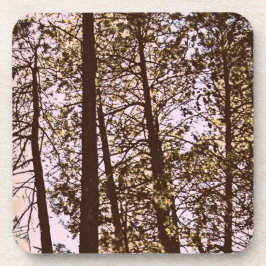 kleur van de bomen onderzetter