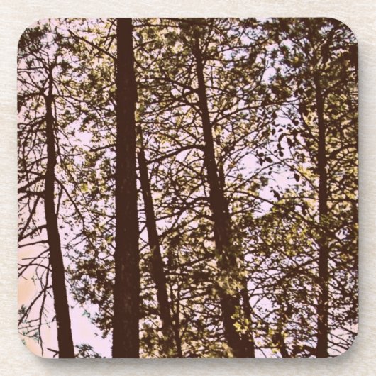 kleur van de bomen onderzetter (Voorkant)