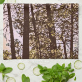 Kleur van de bomen theedoek (Gevouwen)