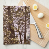 Kleur van de bomen theedoek (Quarter Fold)