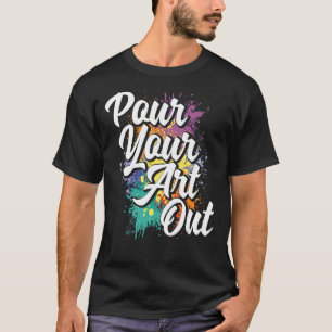 Kleur van de kunstschilderverf van de verf van uw  t-shirt
