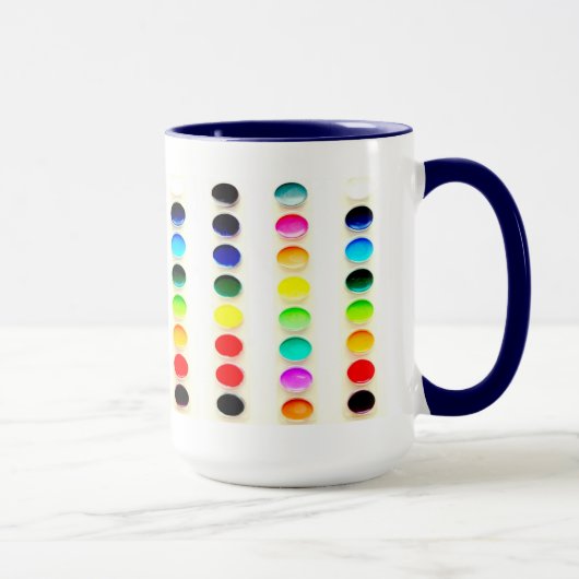 Kleur van de Mok van de Wereldbeker Waterverven sc (Rechts)