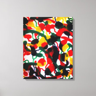 Kleur van de reis canvas afdruk