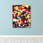 Kleur van de reis canvas afdruk (Insitu (Houten vloer))