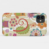 Kleur van Floral en Owl Case-Mate iPhone Case (Achterkant (horizontaal))