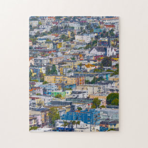 Kleur van het district van de missie legpuzzel