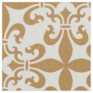 kleur van het Franse patroonplatform Fleur de Lys Stof
