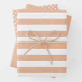 Kleur van het jaar 2024 | perzik inpakpapier vel (In situ)