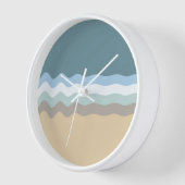 Kleur van het strand - Licht bruin en beige turquo (Hoek)