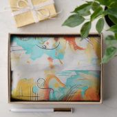 Kleur van Muziek Decoupage Tissuepapier (Geschenk)