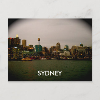 Kleur van stadslicht briefkaart