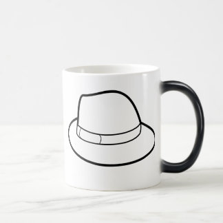 Kleur Veranderende Gevoelige Fedora Pet Mok