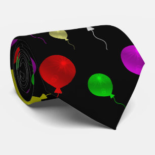 kleur, viering, plezier, vakantie, feest, ballon, stropdas