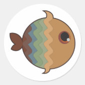 kleur vis stickers (Voorkant)