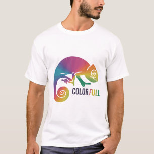 kleur volledig T-shirt