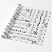 Kleur voor oudere Kinderen/volwassenen met kerstmi Cadeaupapier (Uitgerold)