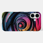 Kleur Vortex Case-Mate iPhone Case (Achterkant (horizontaal))