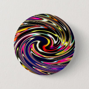 Kleur Vortex Ronde Button 5,7 Cm