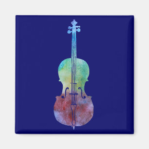 Kleur wasgoed Cello Magneet
