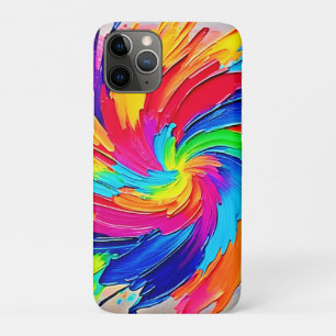Kleur werveling: Abstracte kunst iPhone 11 Pro Hoesje