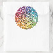 Kleur Wheel Mandala Sticker (Tas)
