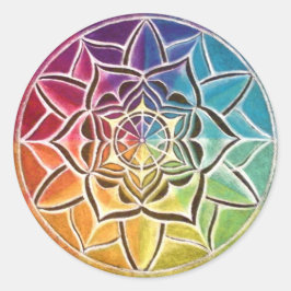 Kleur Wheel Mandala Sticker