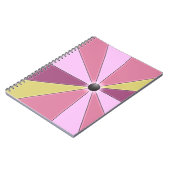 Kleur Wiel roze Notitieboek (Linkerzijde)