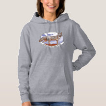 Kleur Womens Island Fox Logo Classic Hoodie