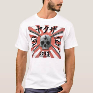 Kleur Yakuza T-Shirt met backprint