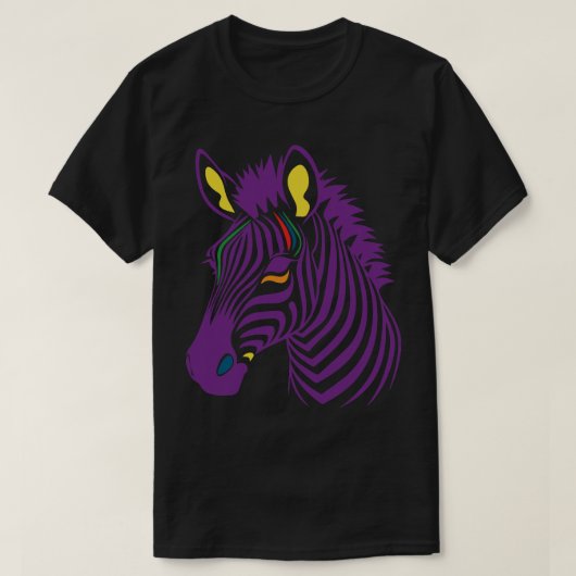 Kleur Zebra 2 T-shirt (Design voorkant)