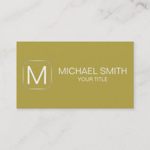 Kleurachtergrond voor messing visitekaartje