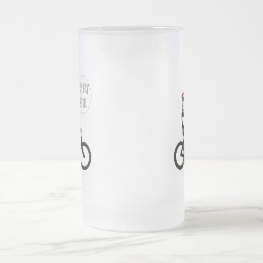 Kleurachtergrond wijzigen matglas bierpul (Center)