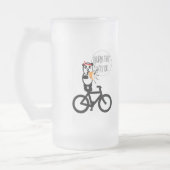 Kleurachtergrond wijzigen matglas bierpul (Links)