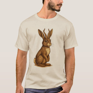 Kleurado Konijn met Tentakels - Mutant Jackalope T-shirt