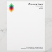 Kleurbedekking Motif. Briefhoofd Ontwerp (Voorkant)