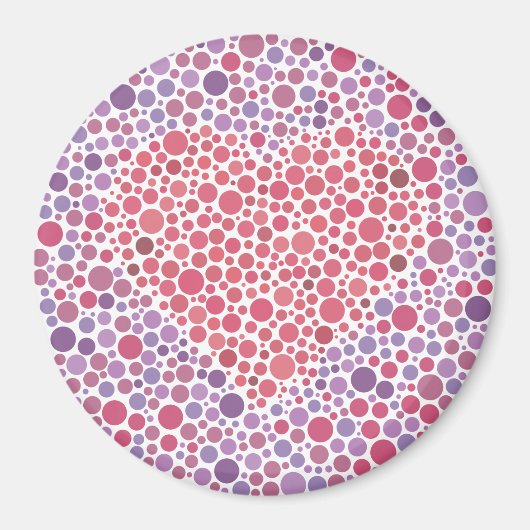 Kleurblinde harttest magneet (Voorkant)