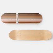 Kleurblinde liefdesregenboog skateboard (Horizontaal)