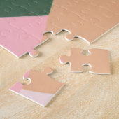 Kleurblok Abstract Kunst Uniek Kerstcadeau Legpuzzel (Zijkant)
