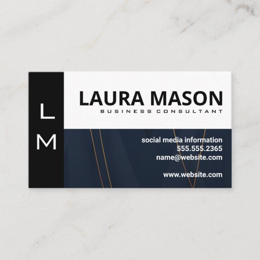 Kleurblok Abstract ontwerp Visitekaartje (Voorkant)