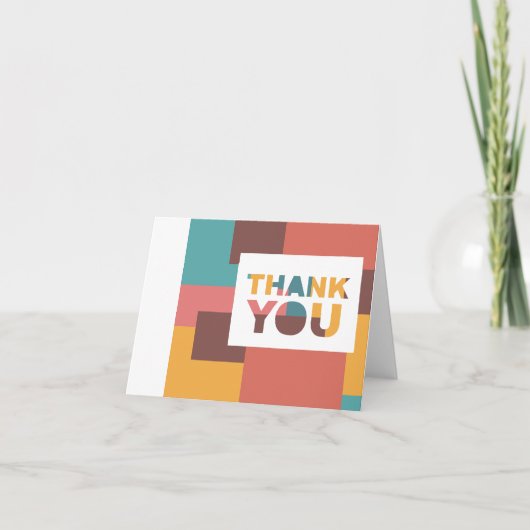 Kleurblok Bedankkaart (Voorkant)