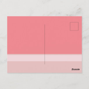 Kleurblok Drie Tinten Roze  Save the Dates  Postca Briefkaart