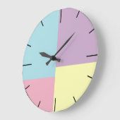 Kleurblok, geometrisch grote klok (Hoek)